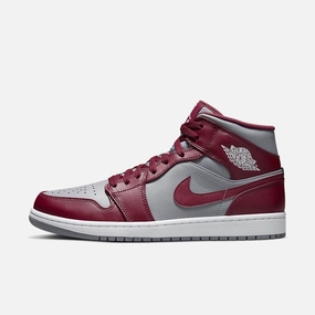 Nike - Air Jordan 1 Mid -  Cherrywood Red Moisture wicking