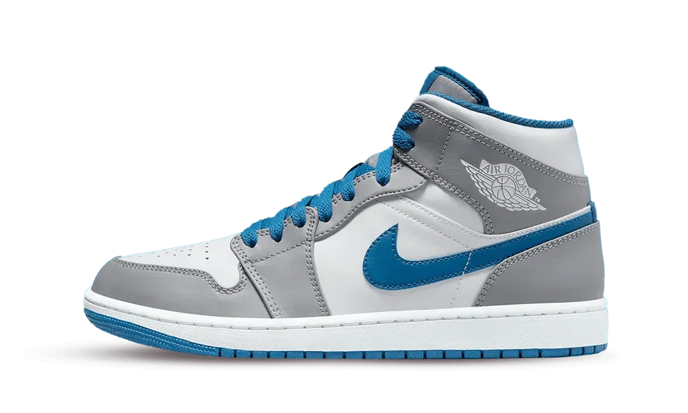 air - flow Sprinting Aid Air Jordan 1 Mid True Blue