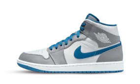 suitable for all genders Air Jordan 1 Mid True Blue