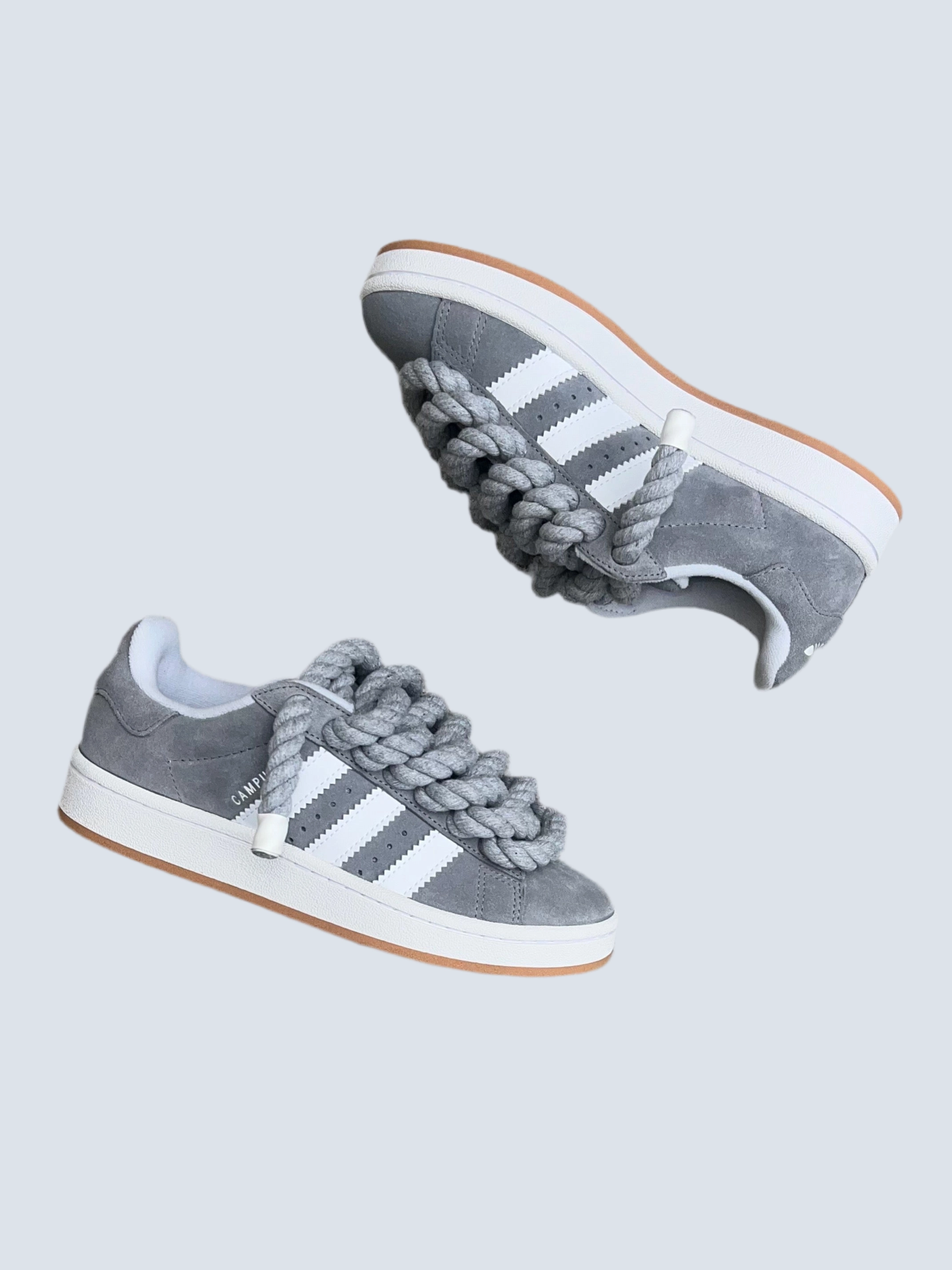 Smooth Surface Classic Fit Grey ADIDAS CAMPUS X ROPE LACES