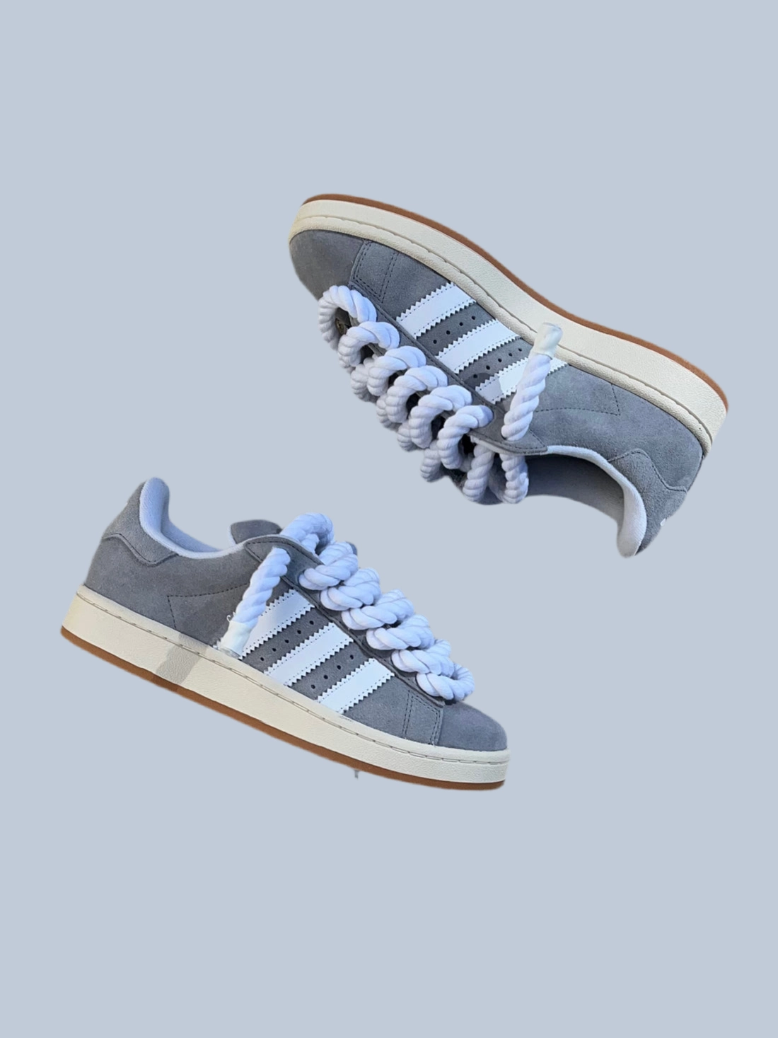 Grey ADIDAS CAMPUS X ROPE LACES Dawn Pace spring fresh