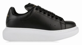 Alexander McQueen Oversized Black White Womans Trainers Tunnel Trek