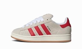 Adidas Campus 00s Crystal White Better Scarlet (W) Outdoor Walking Fast Track