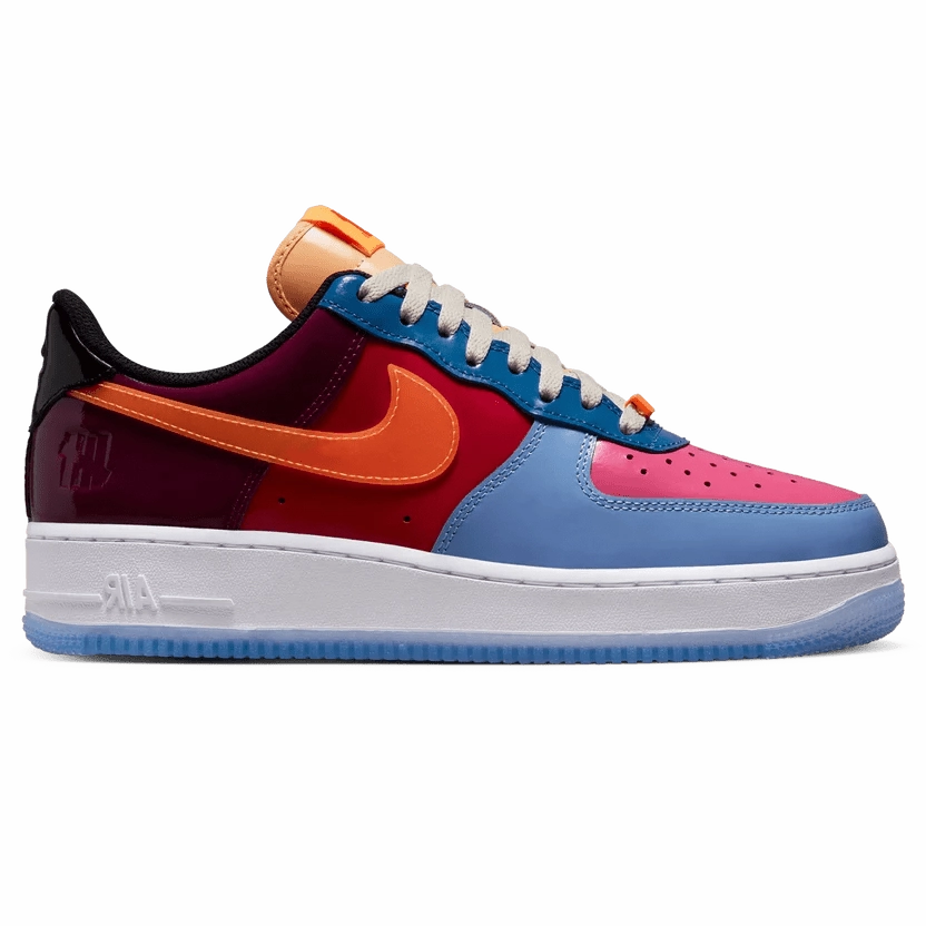 Undefeated x Nike Air Force 1 Low 'Total Orange' Stitched Detailing