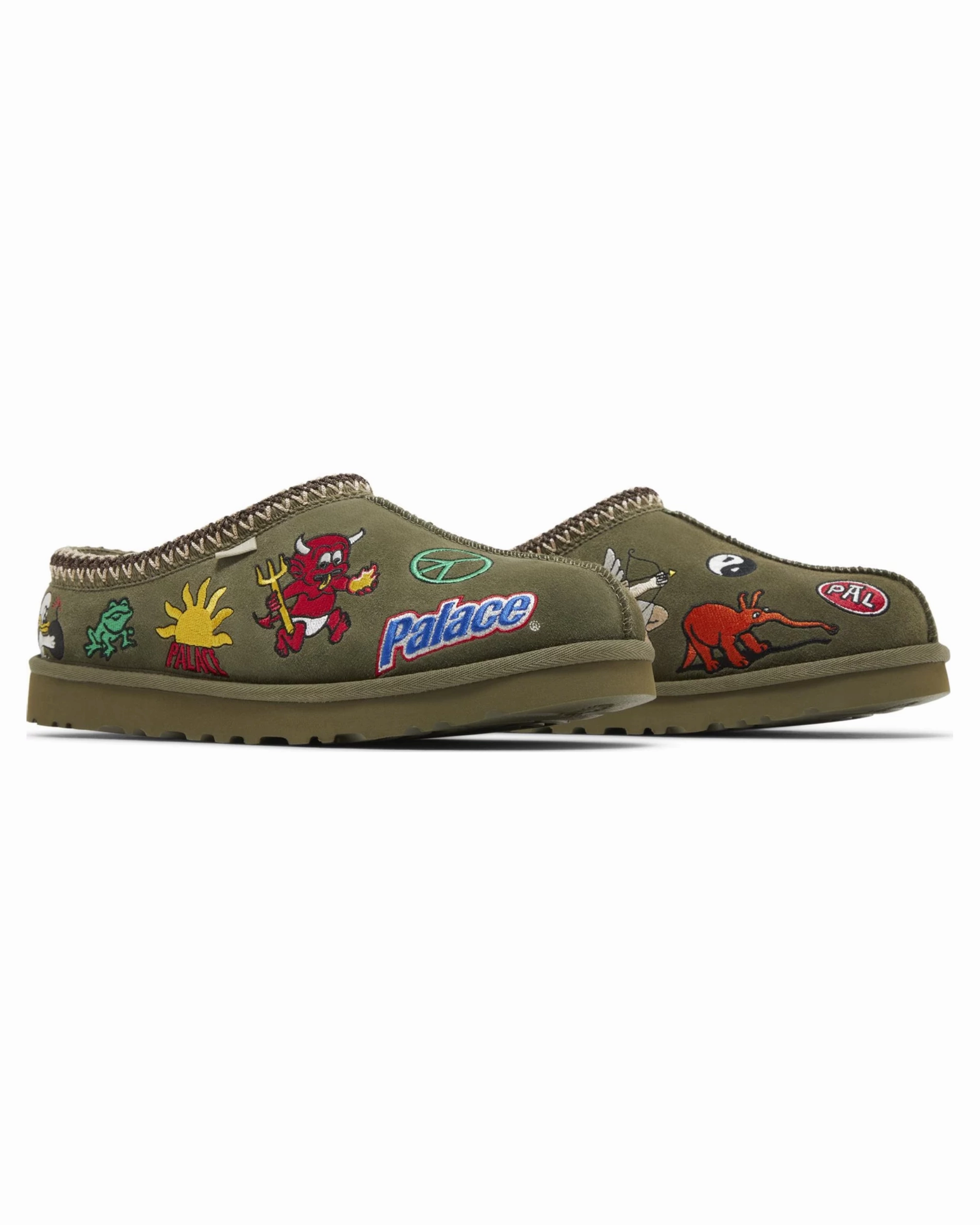 UGG Tasman Slipper X Palace Burnt Olive Lifted Feel