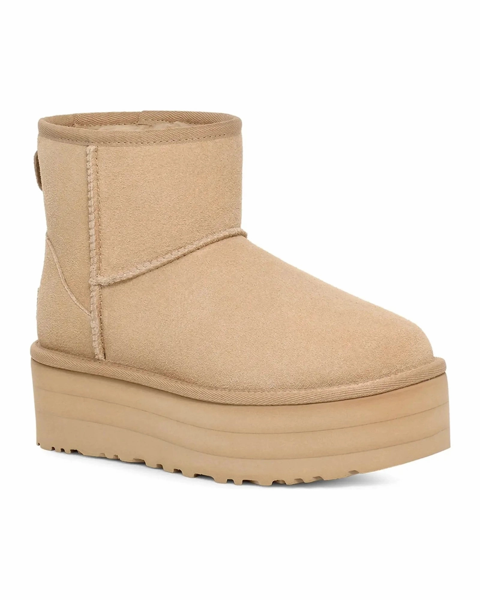 Street Glow UGG Classic Mini Platform Boot Mustard Seed (W)