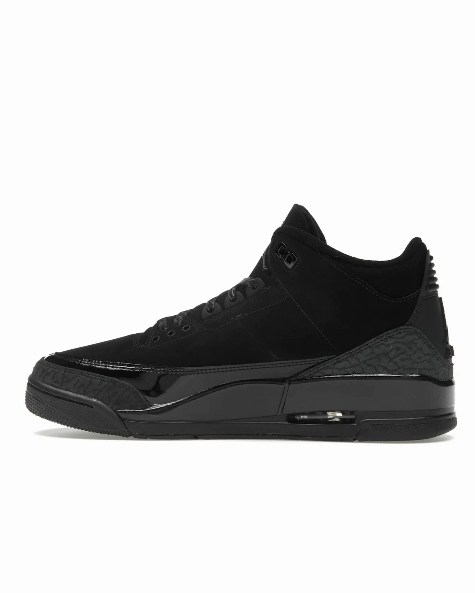 Nike Air Jordan 3 Retro Black Cat Relaxed Walk Senior Wear