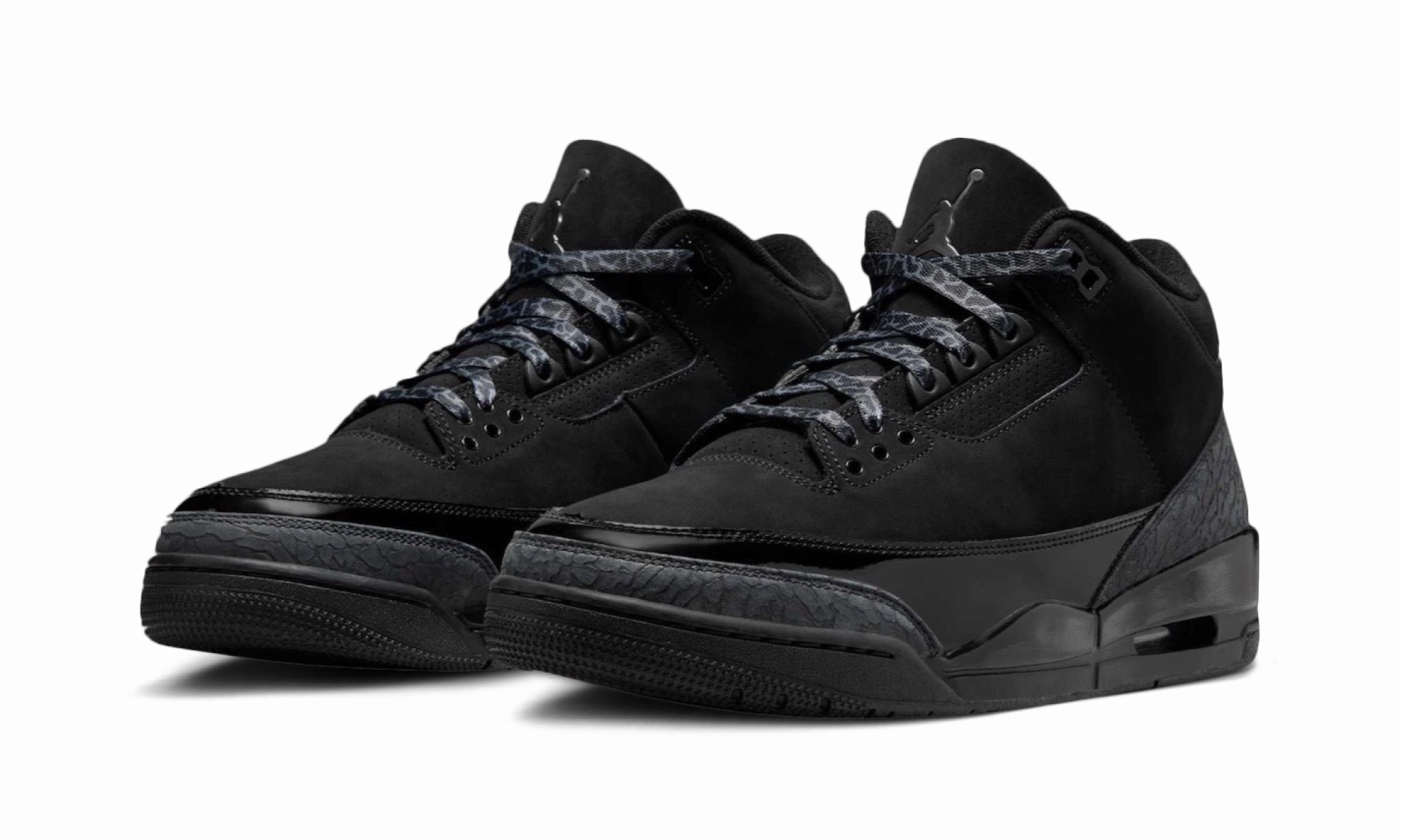 Matte Finish Boosted flair Air Jordan 3 Retro Black Cat (2025)