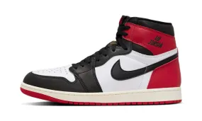 Jordan 1 retro high og black toe reimagined rectangular - design shoes