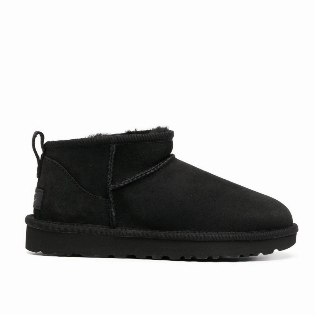 UGG Classic Ultra Mini Boot Black Buckle Fit