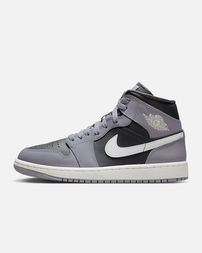 Block Walk Explore More Nike - Air Jordan 1 MID - Cement Grey