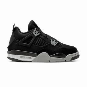 Foot Control Core Fit Air Jordan 4 Retro SE GS 'Black Canvas'