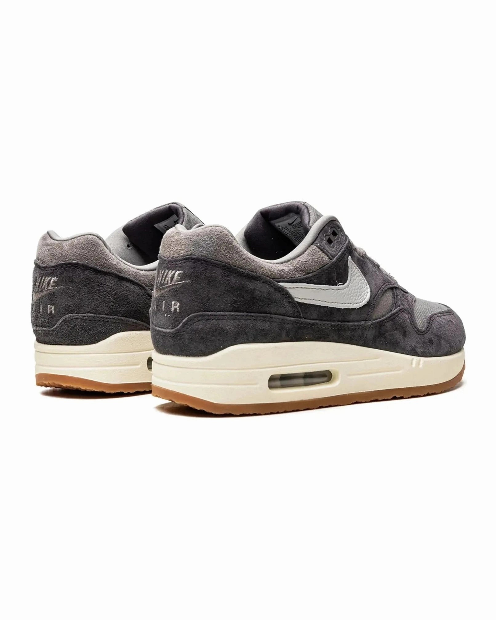 speed work shoe applicability Nike Air Max 1 Crepe Soft Grey