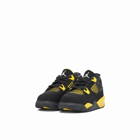 AIR JORDAN 4 'YELLOW THUNDER' TD stable platform shoes