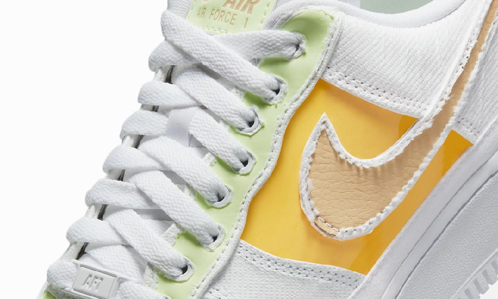 antibacterial lining shoes Nike Air Force 1 Low Tear-Away Arctic Punch