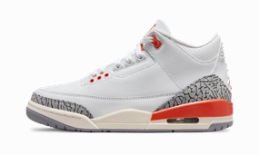 Air Jordan 3 Retro Georgia Peach Sleek Profile Walk Flow
