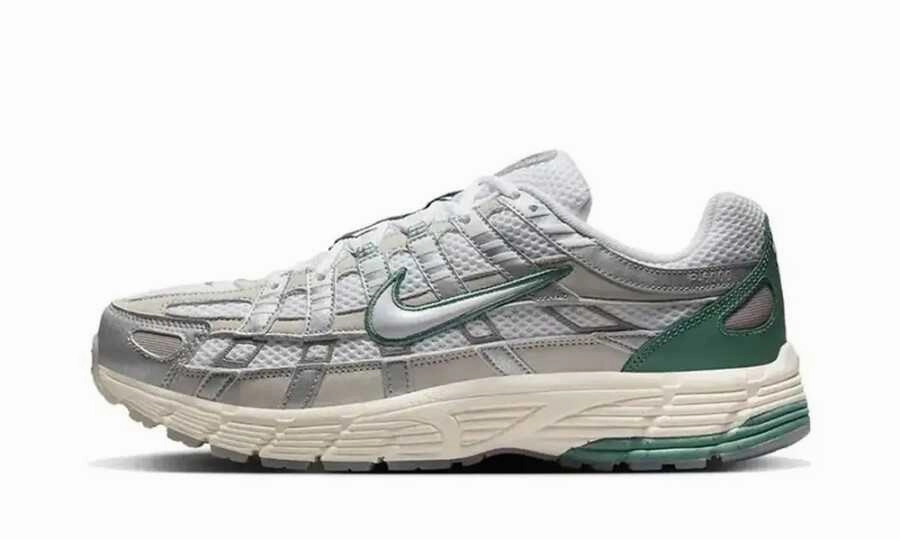 nike p-6000 premium light bone bicoastal green Foam Support Everyday Run