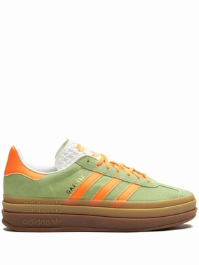 Adidas Gazelle Bold "Semi Green Spark" Galaxy Step Sand Beige