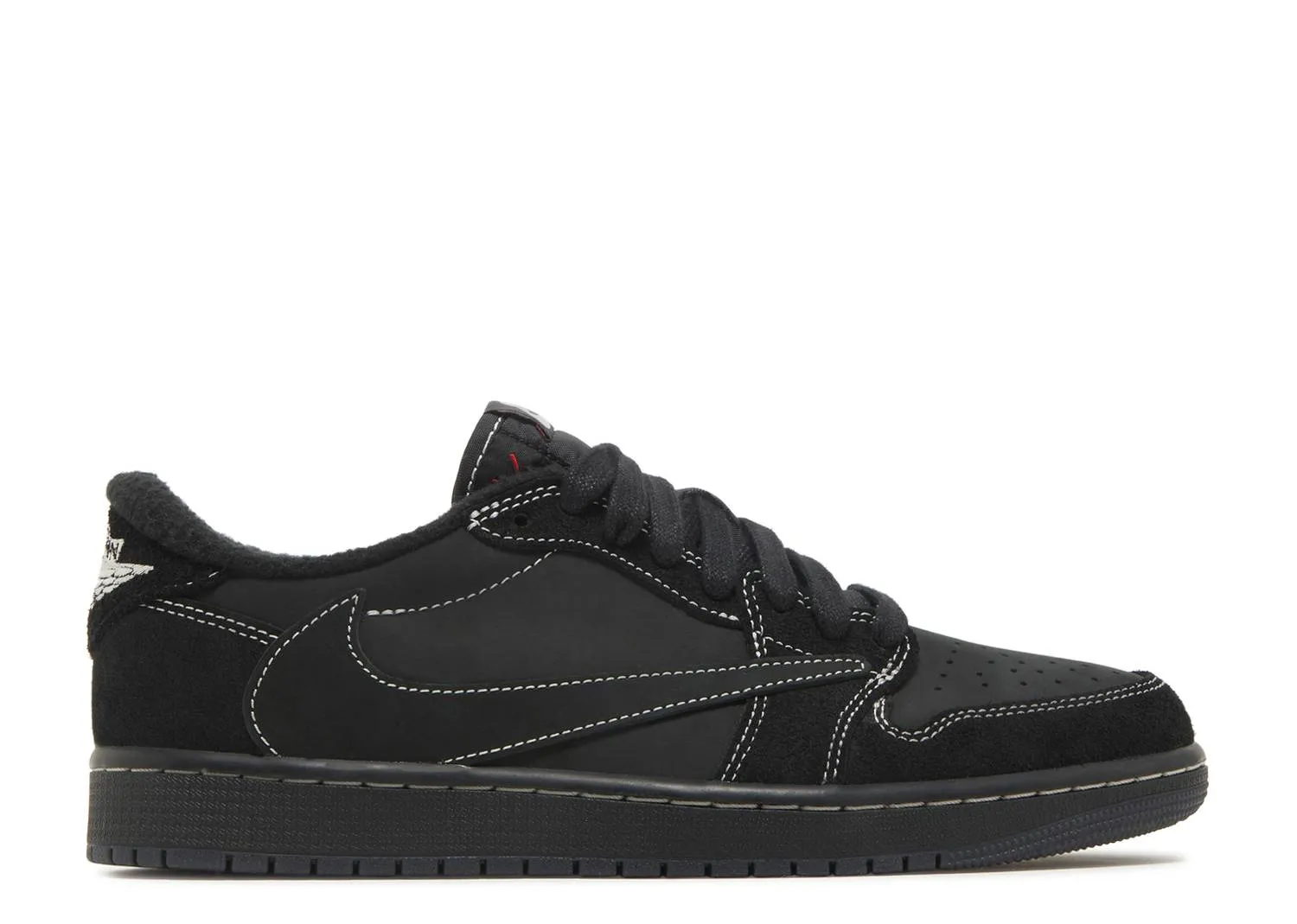 Jordan 1 Low Travis Scott Black Phantom packable