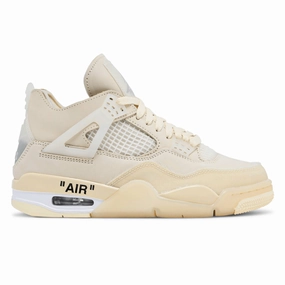 OFF-WHITE X WMNS Air Jordan 4 'Sail' Urban Flex