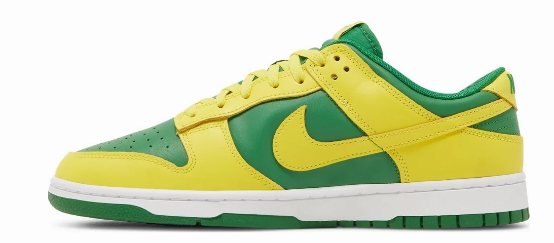 Universal Fit Function driven Nike Dunk Low "Reverse Brazil"