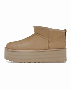 Color Play UGG Classic Ultra Mini Platform Boot Driftwood (W)