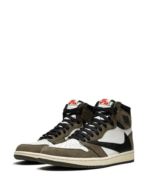 Travis Scott Air Jordan 1 High TS SP sneakers perforated upper