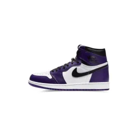 running during sunrise unisex running Air Jordan 1 Retro High OG 'Court Purple'