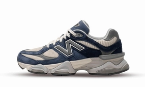 New Balance 9060 Natural Indigo recycled shoes antibacterial lining shoes