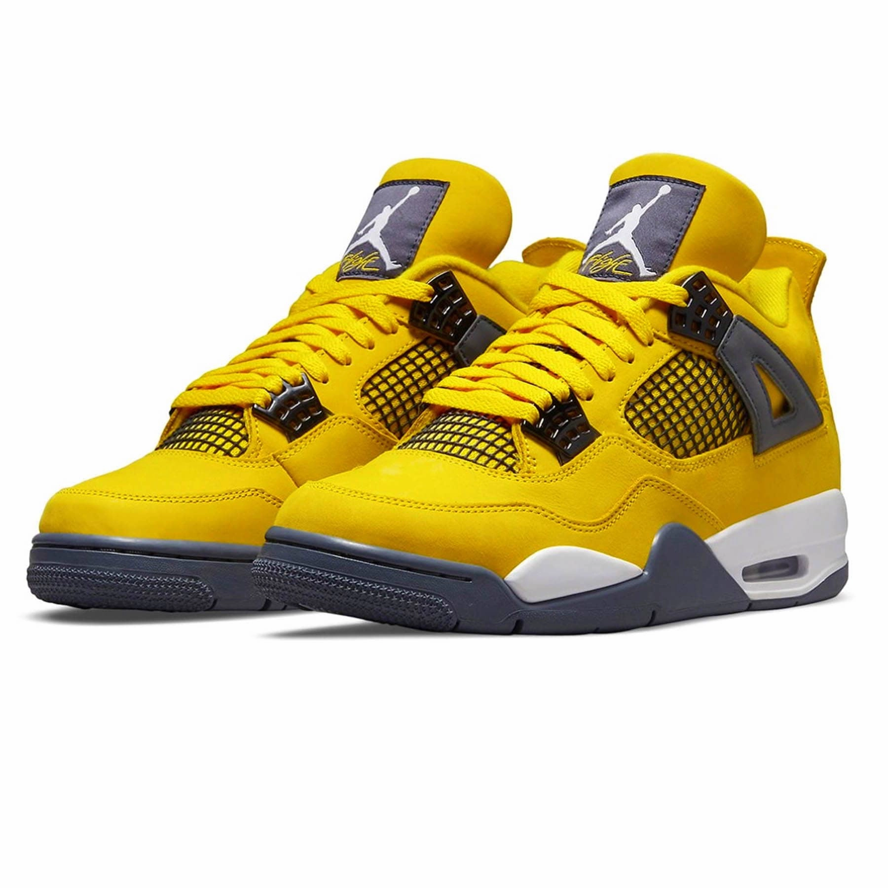 Air Jordan 4 Retro 'Lightning' 2021 flex design Flexible Steps
