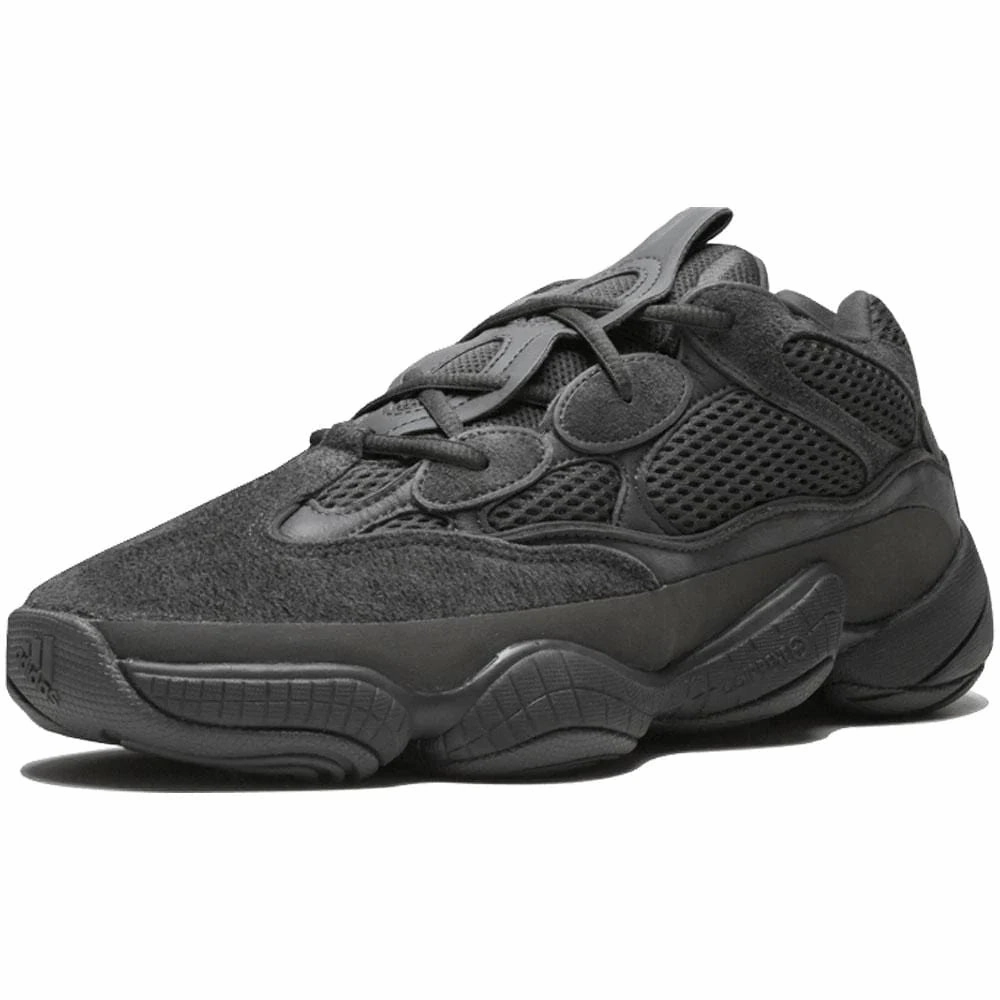 Sidewalk Walk Adidas Originals Yeezy 500 'Utility Black'