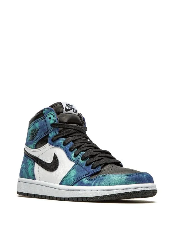 Air Jordan 1 High "Tie-Dye" sneakers professional runner's shoe option