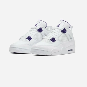 running accessories low - cost shoes Air Jordan 4 Retro Metallic Purple