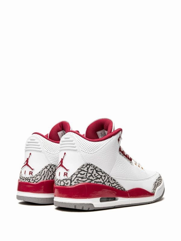 Air Jordan 3 "Cardinal" textured - finish shoes