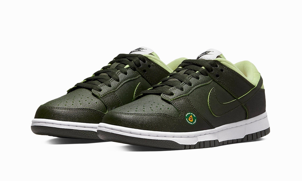 anti - roll shoes Nike Dunk Low Avocado