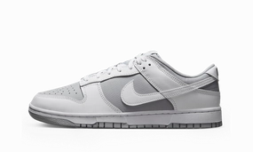 stain - resistant - coating - durability shoes Nike Dunk Low Retro White Grey