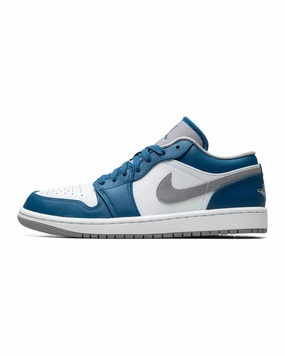 Nike Air Jordan 1 Low True Blue Minimalist Look Warm Keep