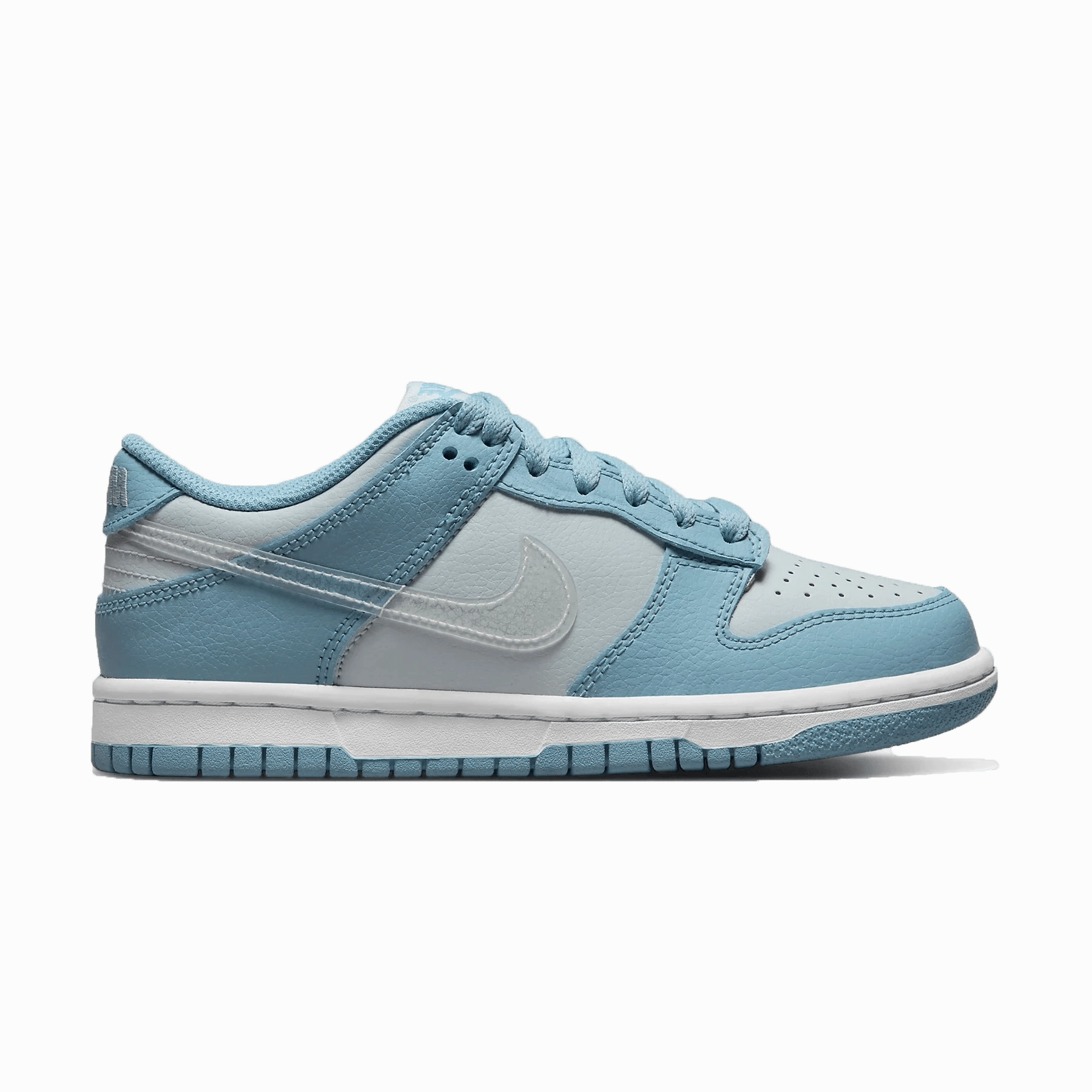 Stable base hard sole Nike Dunk Low GS 'Aura Clear'