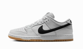 rubber - sole - feature shoes Nike SB Dunk Low Pro White Gum