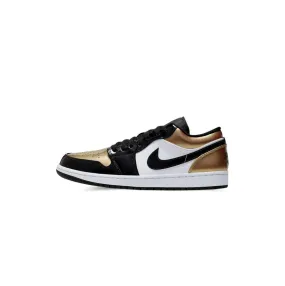 moisture - wicking lining shoes Air Jordan 1 Low 'Gold Toe'
