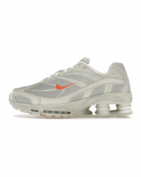 glow - in - the - dark run running gear Nike Shox Ride 2 Light Bone Turf Orange