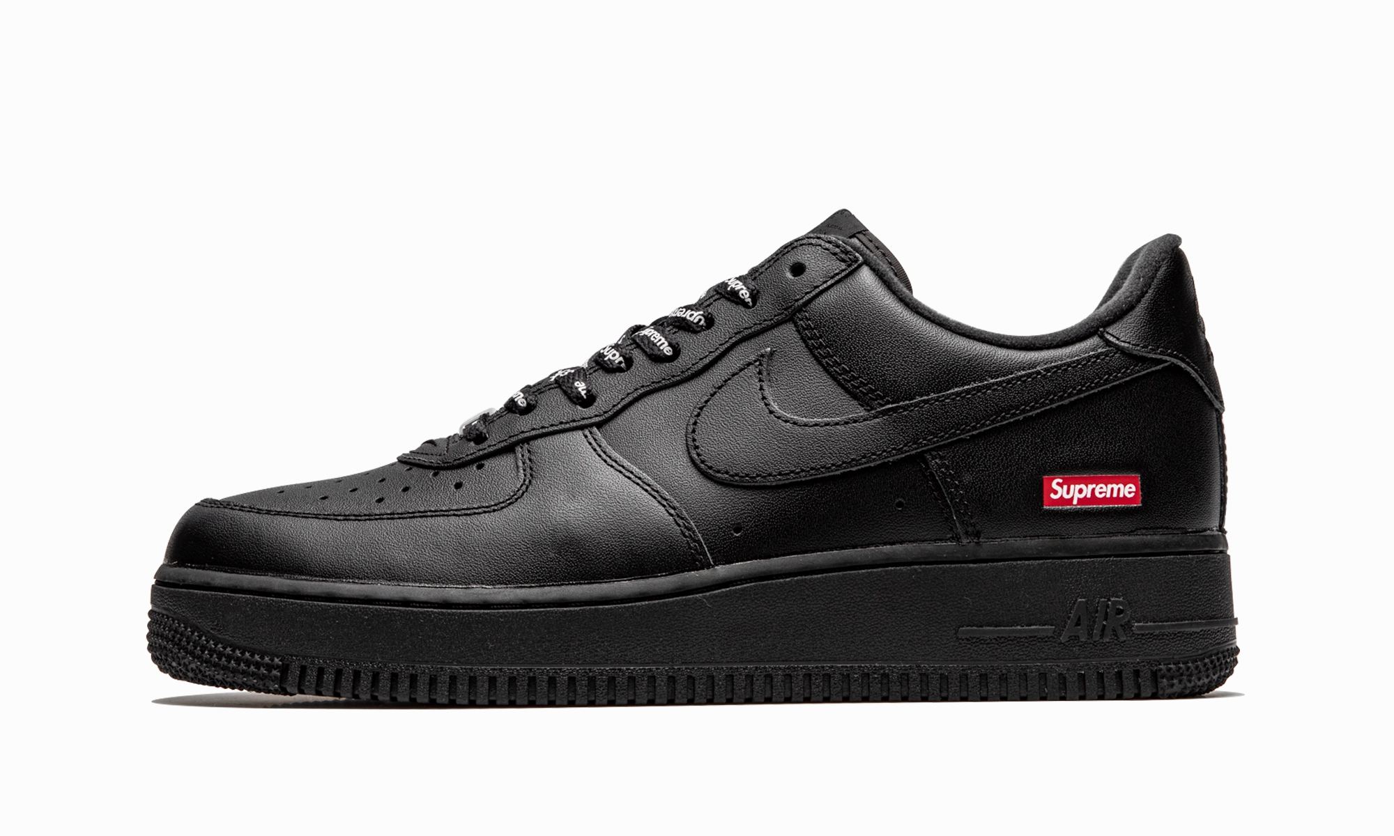 Supreme x Nike Air Force 1 Low Black lightweight synthetic shoes personalized - fit - customization shoes