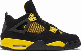 Ankle Lock satin - finish - design shoes Air Jordan 4 Retro Yellow Thunder (2023)