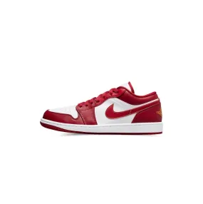 Antibacterial wide - width shoe option Air Jordan 1 Low 'Cardinal Red'