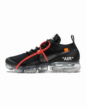 running in duathlons shoes forefoot - support shoes Nike Air VaporMax X Off-White Black
