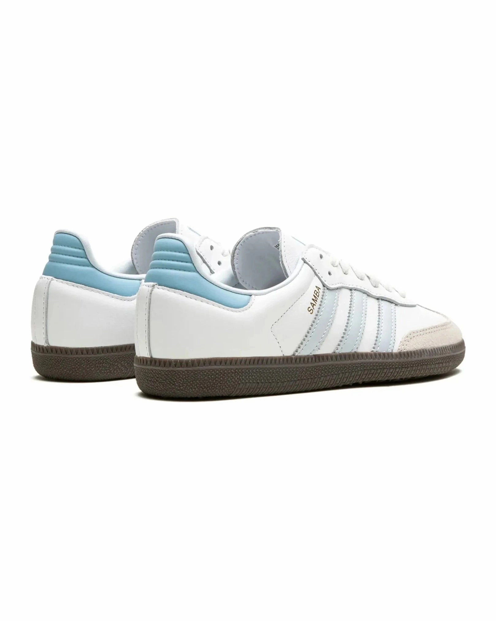 Adidas Samba OG White Halo Blue Pu Upper