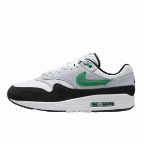 Nike air max 1 White black stadium green Weekend Casual All-day shock absorption
