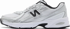 New Balance 740 White Silver Metallic Navy reflective visibility