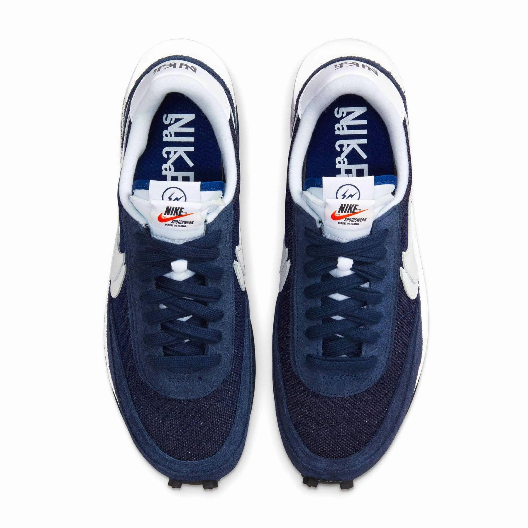 Fragment Design X Sacai X Nike LDV Waffle 'Blackened Blue' modern shoes