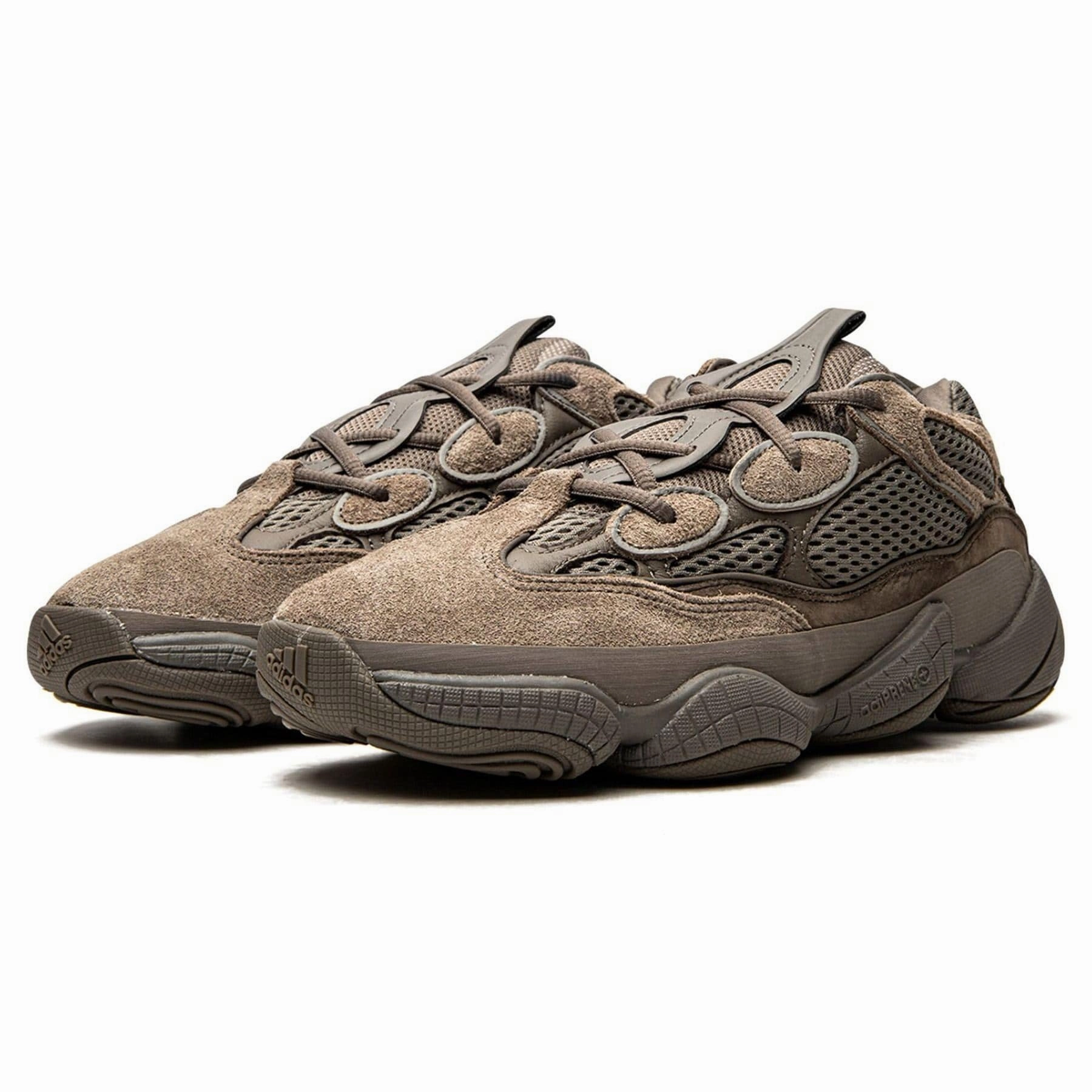 Clear Step Adidas Yeezy 500 'Brown Clay'